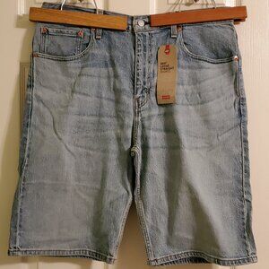 Levi’s 569 Loose Straight Denim Shorts Light Wash Stretch Men’s 34 NWT